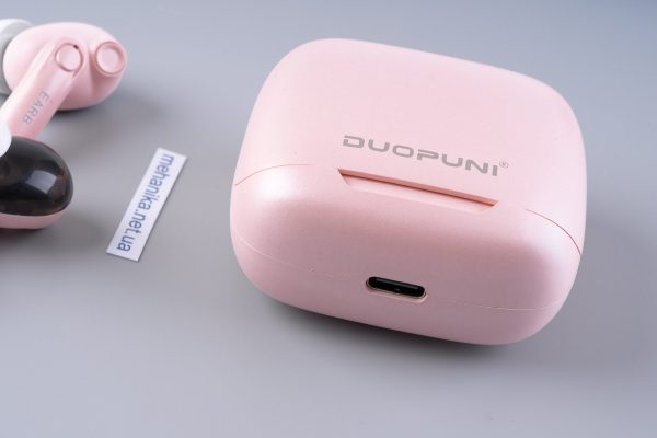 Бездротові навушники Duopuni T01 TWS - рожевий - Зображення 6