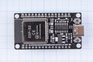 Плата ESP32 WIFI+Bluetooth, чіп CH340C, USB Type-C, 30 PIN