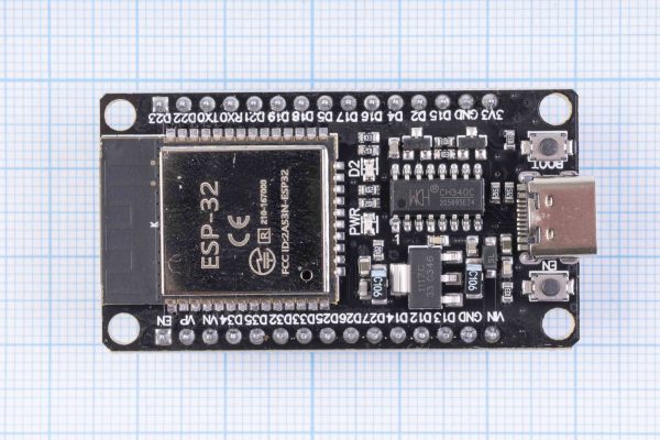 Плата ESP32 WIFI+Bluetooth, чіп CH340C, USB Type-C, 30 PIN