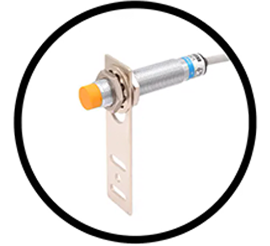 Прямий кронштейн кріплення для M12 індуктивних датчиків наближення LJ12A3