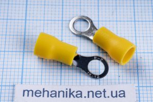 Клема – наконечник круглий ізольований RV2-4, 100шт.