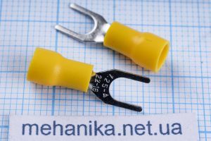 Клема - наконечник вилковий ізольований, SV1.25-4