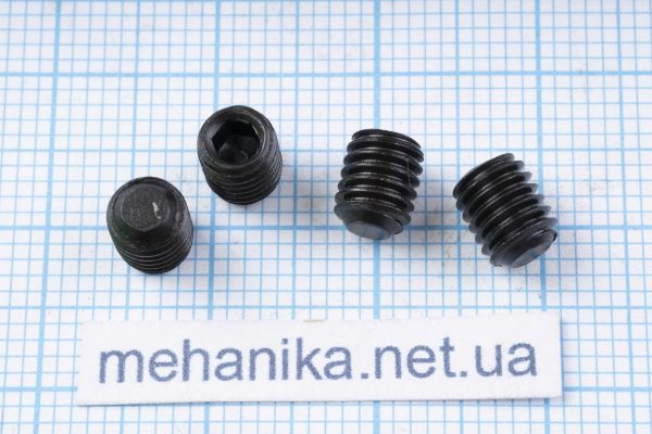 Потайний гвинт (гужон) із внутрішнім шестигранником, чорний