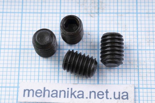 Потайний гвинт (гужон) із внутрішнім шестигранником, чорний