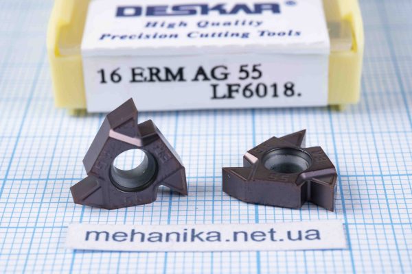 Вставка різьбонарізна (різець) 16ERM AG55 LF6018 DESCAR 55 HRC