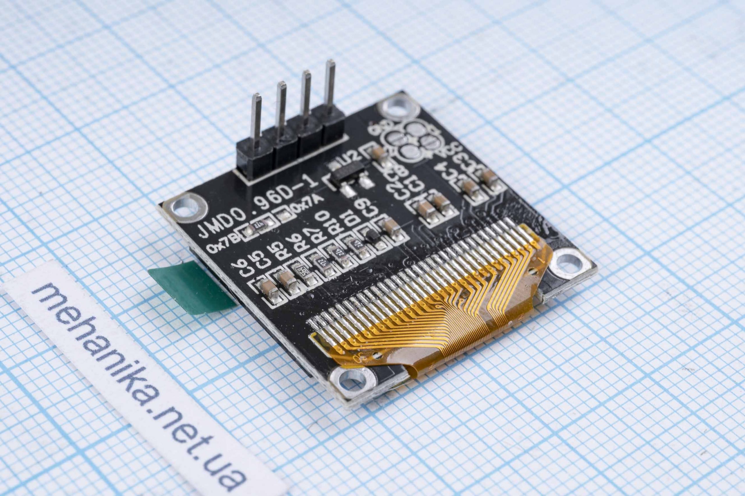 OLED дисплей графічний SSD1306 I2C 0.96″ 128×64 Arduino AVR STM32 (жовто-блакитний)