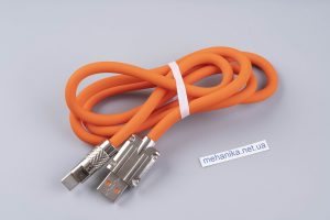Кабель USB AM/USB Type-C, силіконовий, 95 см, 6А
