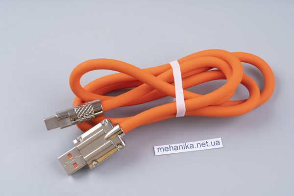 Кабель USB AM/USB Type-C, силіконовий, 95 см, 6А