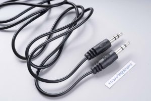 Аудіо-кабель AUX mini-Jack 3.5 мм, прямий, ПВХ, 100 см