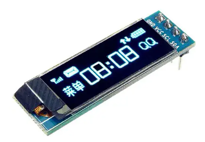 OLED дисплей графічний SSD1306 I2C 0.91" 128x32 Arduino AVR STM32 (блакитний)