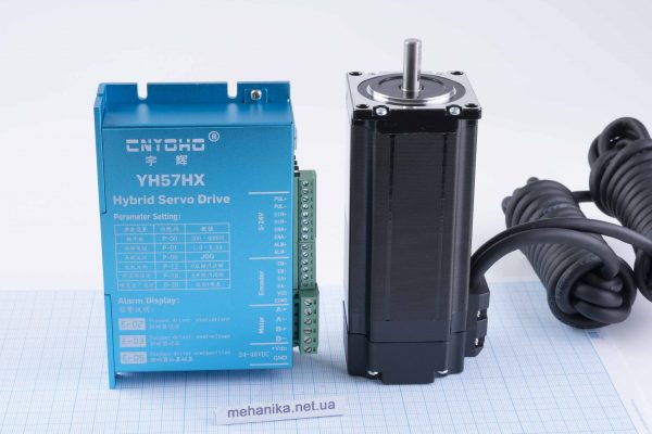 Кроковий двигун з енкодером Nema23(57) CNYOHO 57BYGH112EC-1000 3.6Nm, 3.0А + гібридний серводрайвер CNYOHO YH57HX