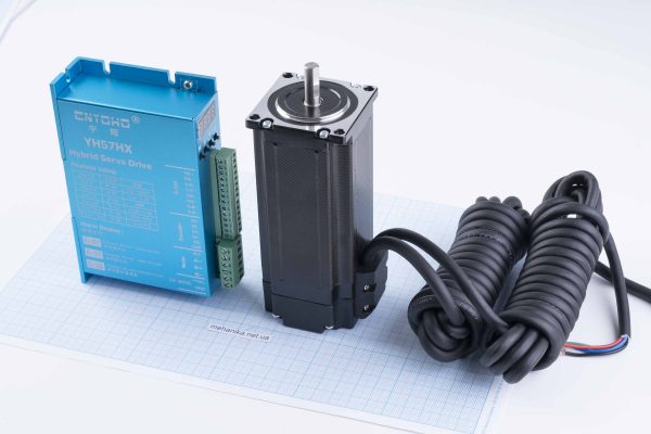 Кроковий двигун з енкодером Nema23(57) CNYOHO 57BYGH112EC-1000 3.6Nm, 3.0А + гібридний серводрайвер CNYOHO YH57HX