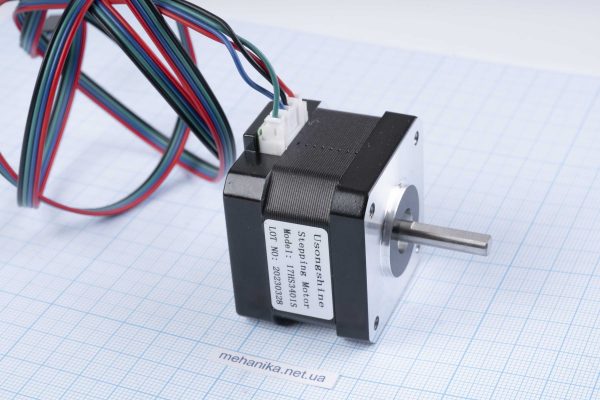 Кроковий двигун Nema17(42) 17HS3401S L35мм 1.3A 1.6Nm