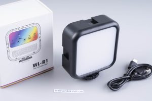 Ліхтар накамерний з акумулятором RGB 3.7V 1800mAh, відео світло, 5W, 2500-7000К
