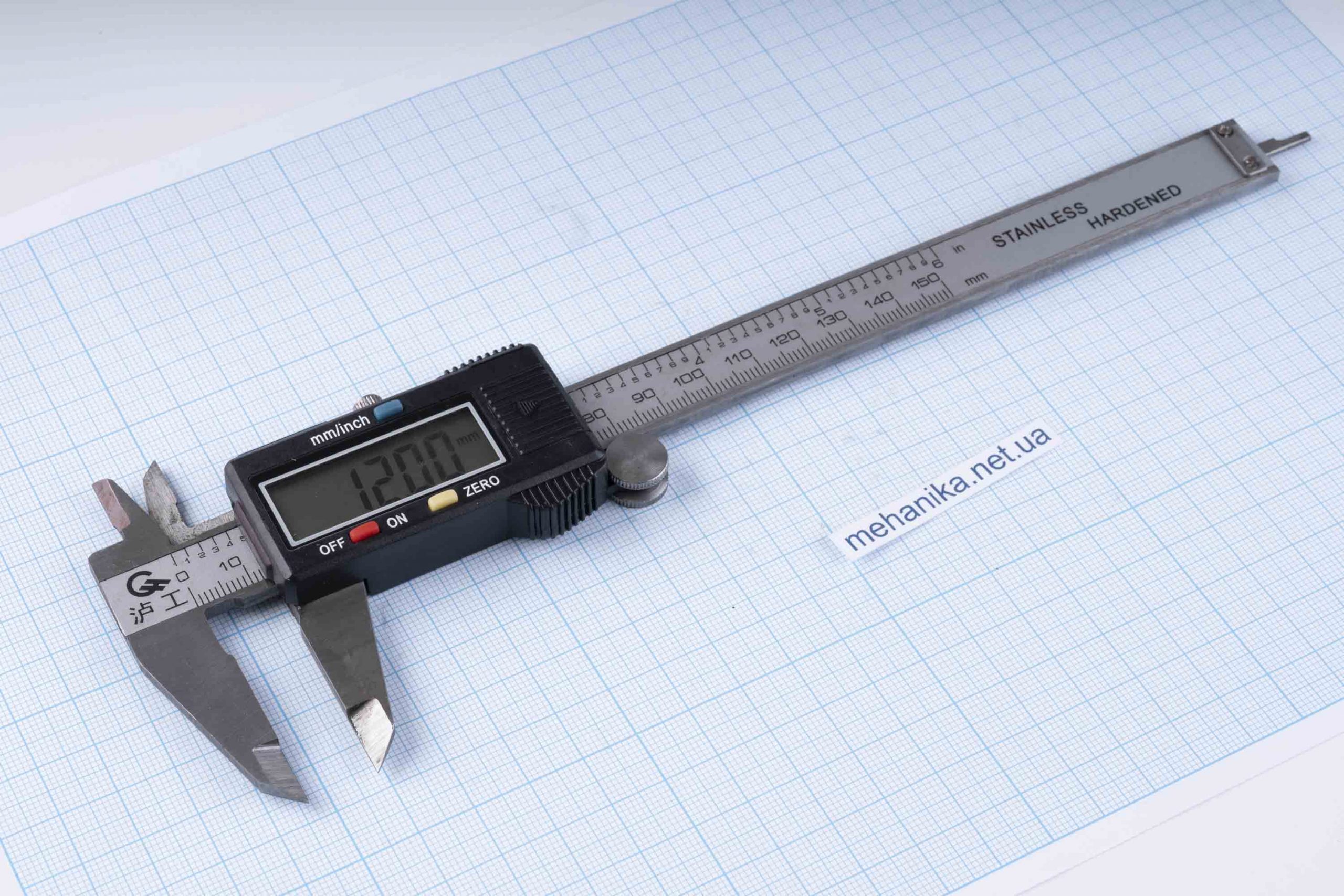 Штангенциркуль 0-150 мм, ціна поділки 0.01 мм, цифровий
