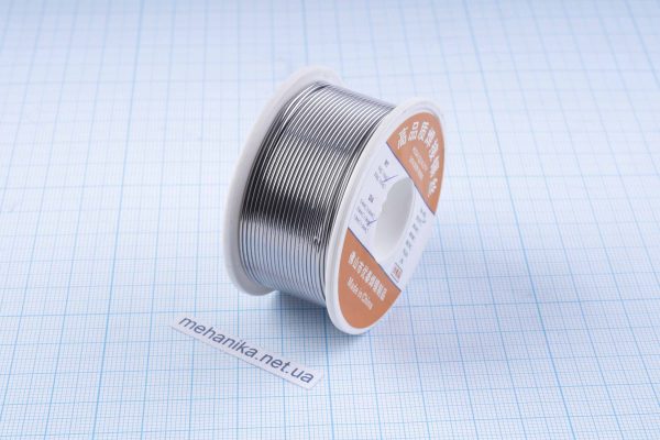 Припій олов'яно-свинцевий (Sn-63%/Pb-37%) з каніфольним осердям, d1.0 мм