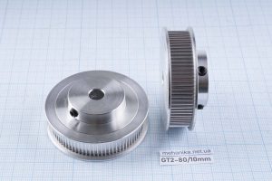 Шків зубчастий GT2, 80 зубів, ремінь 10 мм