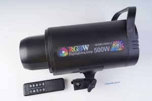 Студійне (постійне) світло LED COB RGB 500W, з дистанційним керуванням