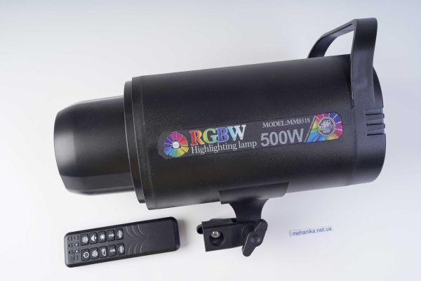 Студійне (постійне) світло LED COB RGB 500W, з дистанційним керуванням