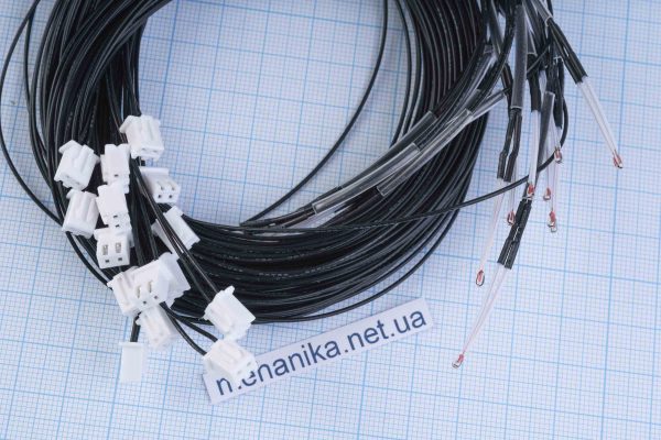 Датчик температури NTC-100k, роз`єм XH2.54 2 PIN