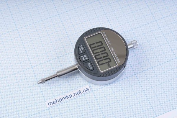 Індикатор годинникового типу, цифровий, 0-12.7 мм, -/+0.001 мм