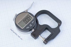 Товщиномір індикаторний, цифровий 0-12.7 мм, +/-0.01 мм