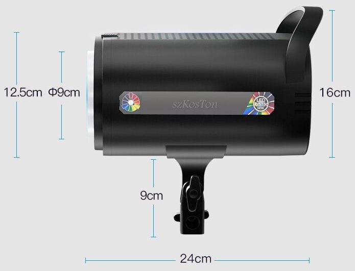 Студійне (постійне) світло LED COB RGB 500W, з дистанційним керуванням