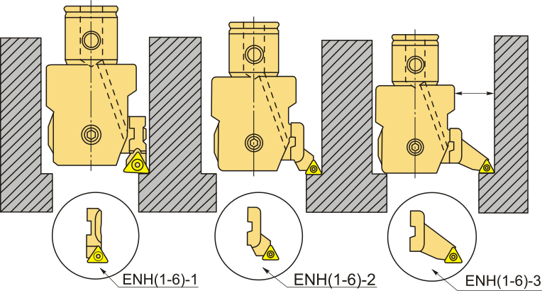 Тримач вставки (різця) для розточної (EWH) головки 