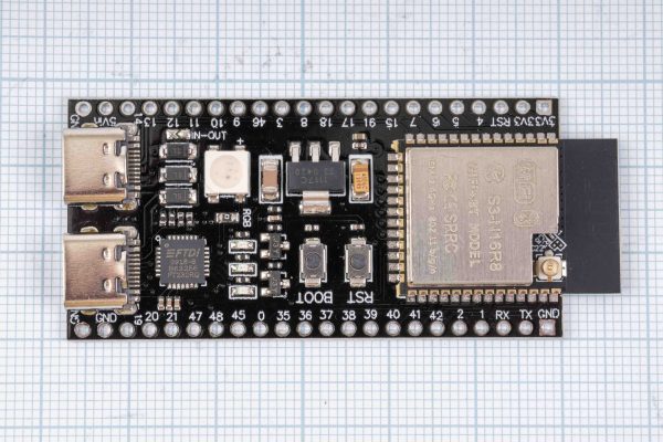 Плата ESP32-S3-WROOM-1-N16R8 WIFI + Bluetooth, ESP32, 2x USB Type-C
