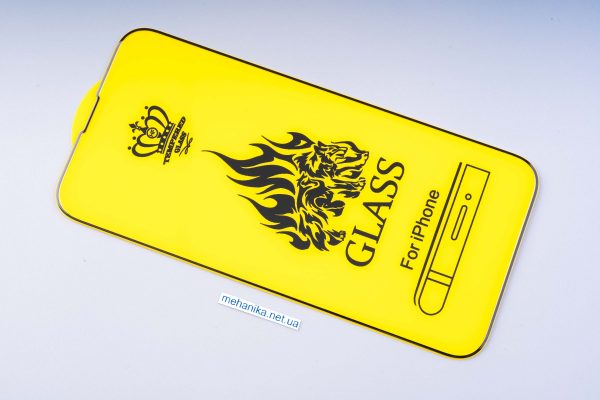 Захисне скло 10D Full Cover YellowCrown для iPhone