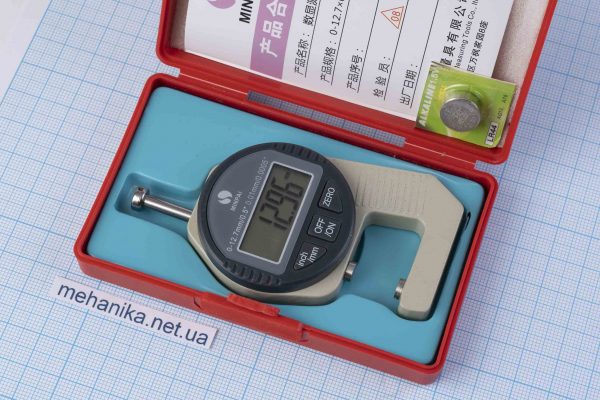 Товщиномір індикаторний MINPAI, цифровий 0-12.7 мм, +/-0.01 мм