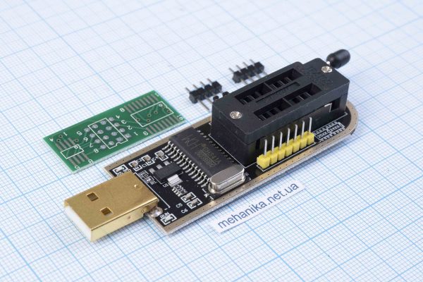 USB міні програматор OEM, чіп CH341A 24 25 FLASH EEPROM