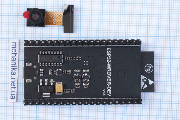 Модуль ESP32-WROVER-DEV V1.6 з камерою OV2640, WiFi/Bluetooth, microUSB