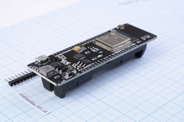 Плата ESP WROOM 32 WIFI + Bluetooth, ESP32, чіп CH9102, microUSB, з відсіком для 18650