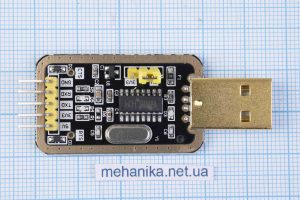 Перехідник (конвертер, адаптер, перетворювач) USB COM UART TTL CH340G GOLD
