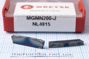 Вставка відрізна (різець) MGMN200-J NL4815 WBEYSK 55 HRC