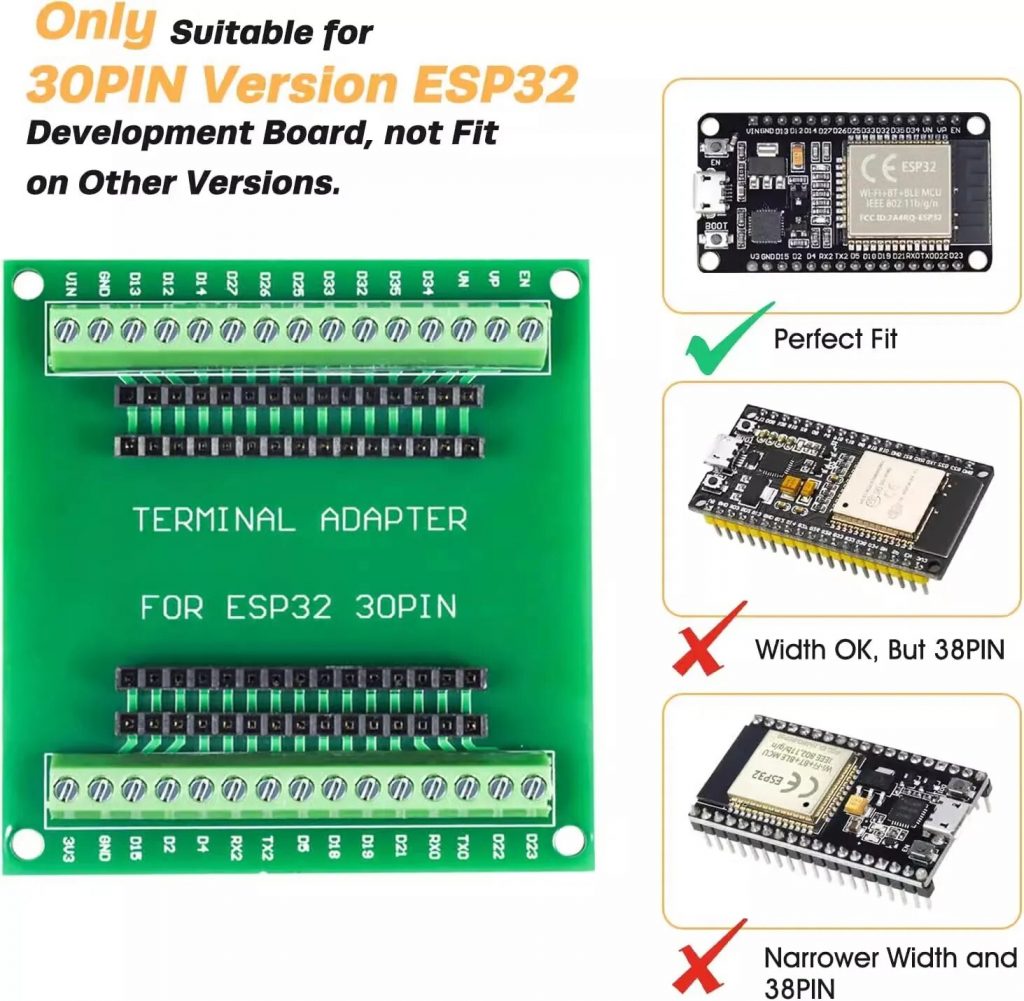 Плата розширення для ESP32, 30 контактів (30 PIN)