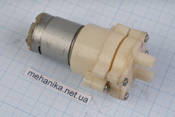 Насос мембранний для води, самовсмоктувальний, DC 6-12V, 0.4А
