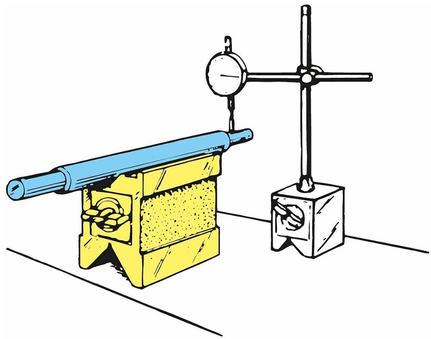 Призма повірочна/розміточна, магнітна MV
