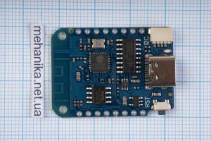 Модуль плата LOLIN WeMos D1 Mini V4.0.0 ESP8266+CH340C Type-C