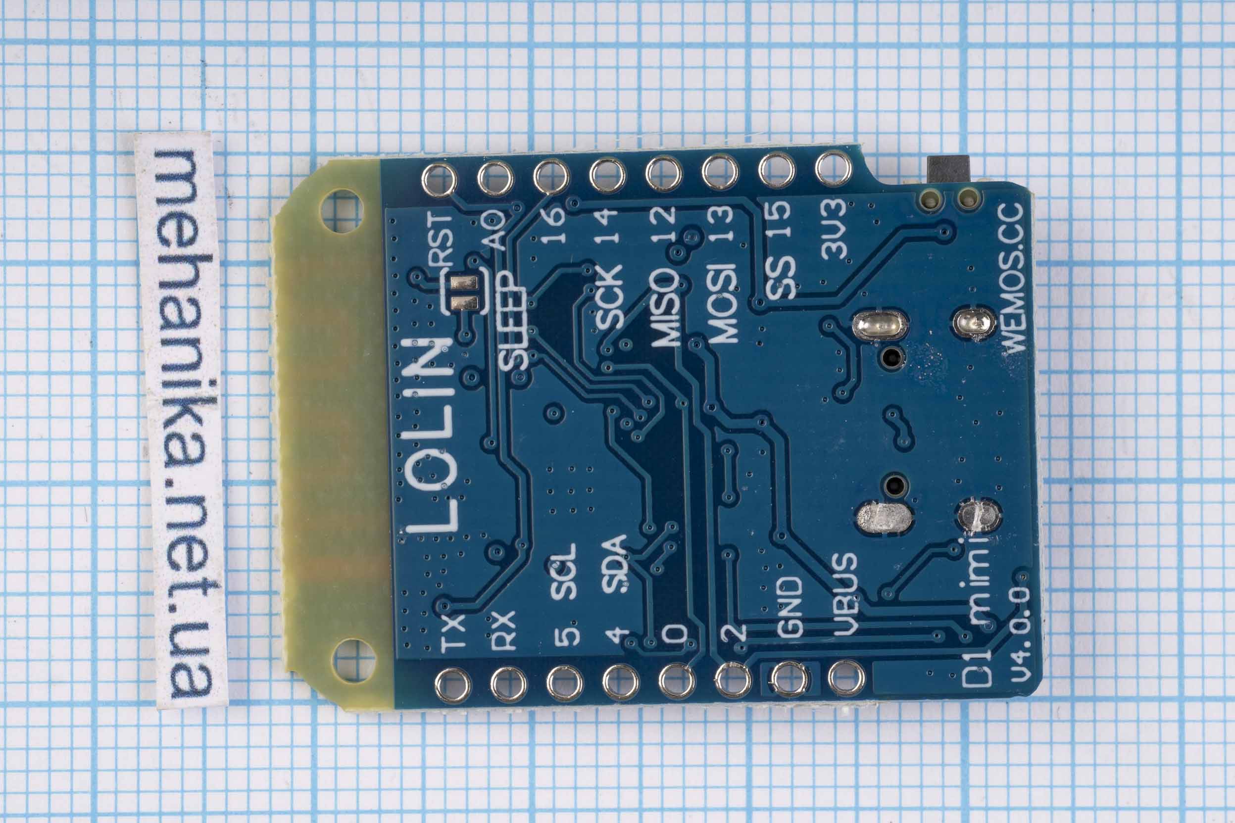 Модуль плата LOLIN WeMos D1 Mini V4.0.0 ESP8266+CH340C Type-C