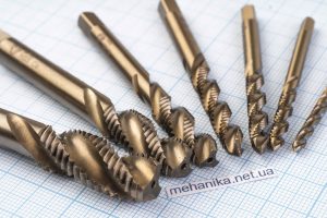 Мітчик спіральний, кобальтова сталь HSS Co-5%, машинний ISO