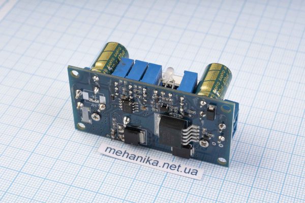 Перетворювач напруги MPPT знижуючий, DC-DC, 6-36V/1,25-35V 5A, з дисплеєм 1 рядок