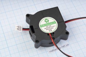 Вентилятор равлик 40 мм, 12V, 2 PIN, відцентровий, турбіна, кулер ЧПУ