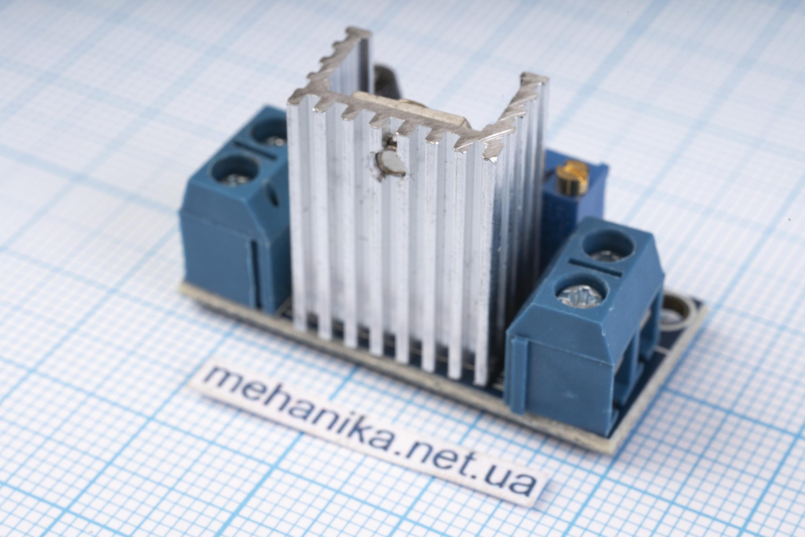 Перетворювач напруги знижуючий DC-DC LM317, 4.2-40V/1.2-37V 3A, без регулювання струму