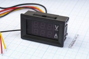 Вольтметр + амперметр цифровий ZN-DC-P1-V1.3 100А, живлення 5-30V постійного струму, без шунту