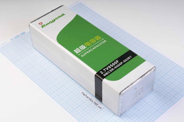 Cуперконденсатор (іоністор) RUCYCAN 2.7V/9500F, NBCSR-9500P-002R7, 6.0Wh
