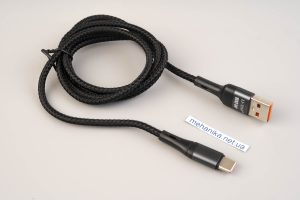 Кабель USB AM/USB Type-C, 100 см, 100W, нейлон