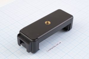 Затискач для мобільного телефону, фіксований, протиковзкий фліп, 1/4"+холодний черевик