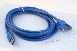 Адаптер-подовжувач USB 3.0 (USB-A Female/USB-A Male) для встановлення в корпус, 300 см